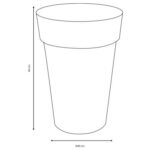 Vase Rond Haut Toscane - 67 L – Image 4