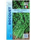 Tiges et feuilles de céleri vert à couper, bien fraîches et vigoureuses, prêtes pour la récolte.