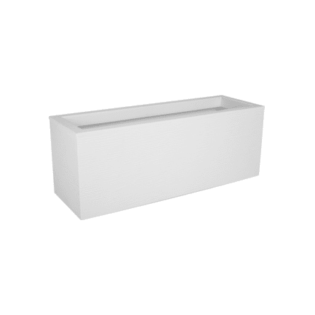 Balconnière Graphit’Up blanc céruse 25 L en plastique pour rambarde de balcon