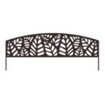 Bordure Métal Décoratif À Planter Athea - 0,40 X 1M - Brun - Nortene