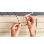 Kit De Fixation Pour Brise Vue Tissé À Boutonnière "Fixing Cord" - Nortene