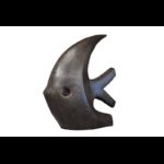 Poisson Contemporain Terrazzo Brun 40X20Xh50 Cm – Image 3