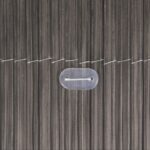 26 fixations transparentes pour canisses – attaches pour fixation occultation