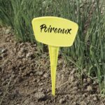 5 Étiquettes À Planter Jaune