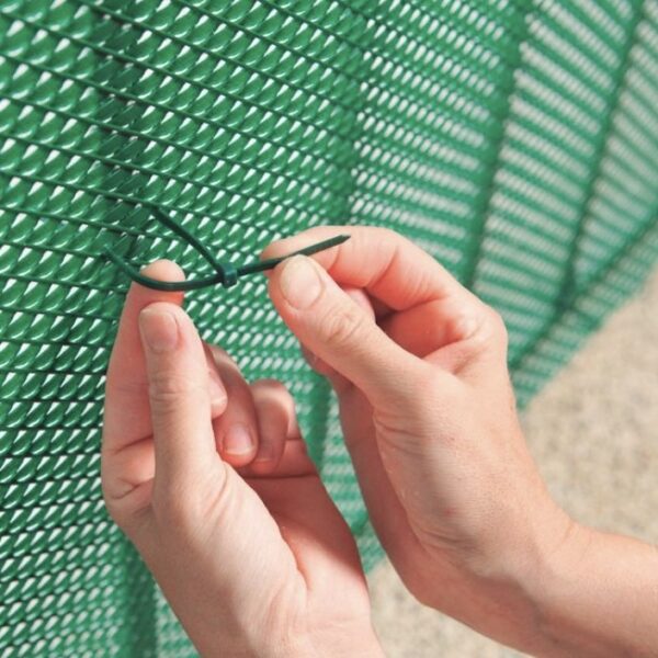 50 colliers de fixation verts 14 cm – attaches polyvalentes pour jardin