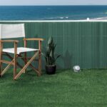 Canisse PVC double face vert 20 mm 1,5 x 3 m pour occultation clôture et jardin