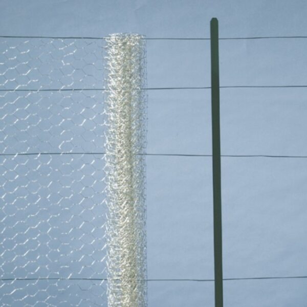 Grillage métallique galvanisé triple torsion mailles 2,5 cm pour jardin, protection et enclos