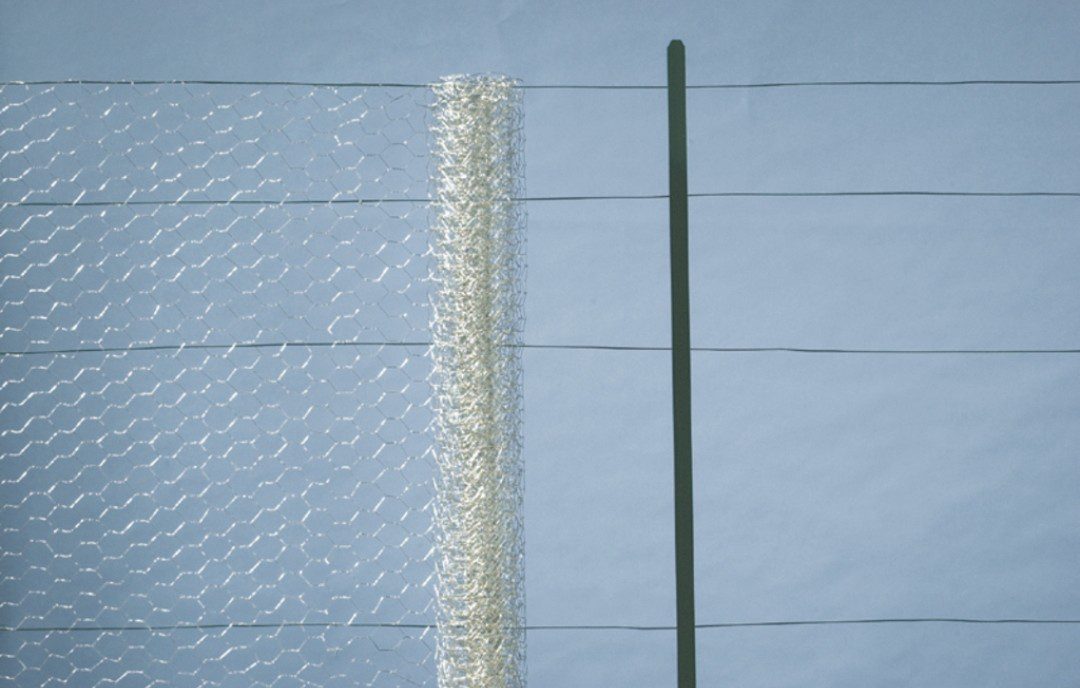 Grillage métal galvanisé triple torsion 2,5 cm maille hexagonale Grillage métallique galvanisé triple torsion mailles 2,5 cm pour jardin, protection et enclos