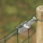 Tendeur métallisé galvanisé pour fil de clôture ou grillage – accessoire de tension