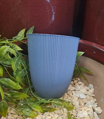 Cache-pot Iris bleu jean(s) 1,3 L pour plantes
