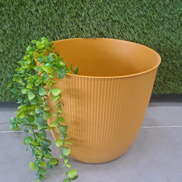Cache‑pot Iris curcuma 14,8 L pour plantes