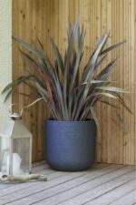 Pot rond Graphitup gris anthracite 67 L pour plantes