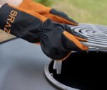 Gants en cuir Brazir thermorésistants pour brasero, barbecue et plancha