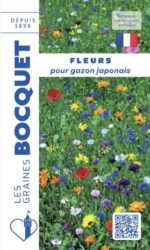 Mélange de fleurs pour gazon japonais – graines pour pelouse fleurie naturelle