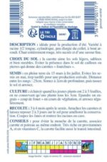 Nantaises améliorées bien cylindriques, lisses et d'un orange vif, avec leurs fanes vertes bien fraîches.