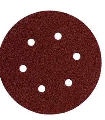 Lot de 5 disques abrasifs grain P240 pour ponceuse, spécialement conçus pour les travaux de finition et le ponçage de précision.
