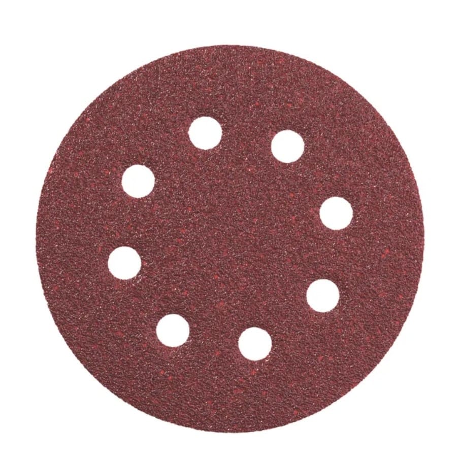5 Disques Abrasifs P80 – Accessoires de ponçage pour ponceuse Lot de 5 disques abrasifs grain P80 pour ponceuse, adaptés aux travaux de décapage et de ponçage du bois.