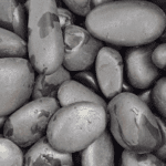 Galet premium d’Asie noir 30-60 mm pour décoration de jardin et aménagement extérieur