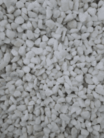 Gravier de marbre blanc pur premium 8-12 mm pour aménagement paysager de jardin