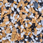 Graviers Mix Marbre Espagne 8/16 mm en pierre naturelle pour allées, massifs et décoration extérieure