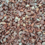 Graviers Mix Ton Rose 6/10 mm en pierre naturelle pour allées, massifs et décoration extérieure