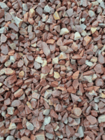 Graviers Mix Ton Rose 6/10 mm en pierre naturelle pour allées, massifs et décoration extérieure