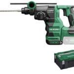Marteau perforateur sans fil HiKOKI SDS-Plus pour percer le béton, la maçonnerie, le bois et le métal.