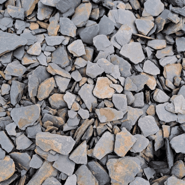 Paillettes d'ardoise naturelle 20/40 mm pour paillage minéral et décoration de jardin