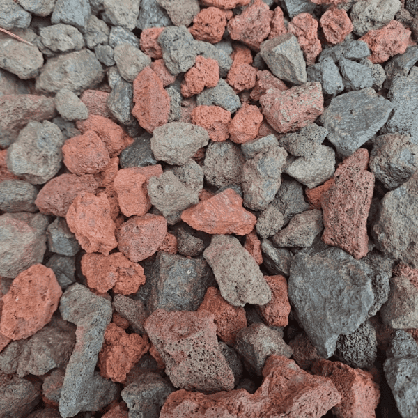 Pouzzolane naturelle 20/40 mm pour paillage minéral et aménagement paysager