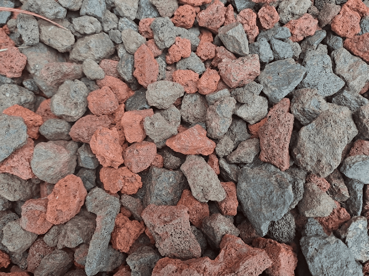 Pouzzolane 20/40 mm Pouzzolane naturelle 20/40 mm pour paillage minéral et aménagement paysager