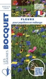 Sachet de graines Fleurs pour papillons en mélange, fleurs colorées pour attirer les papillons