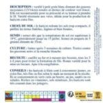 Sachet de graines de haricot nain Sonate