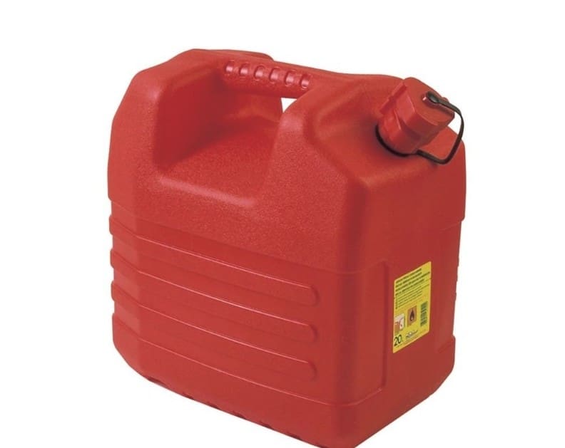 Jerrican plastique hydrocarbures 20 L Jerrican plastique rouge pour hydrocarbures de 20 litres