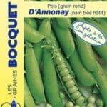 Sachet de graines de pois d’Annonay