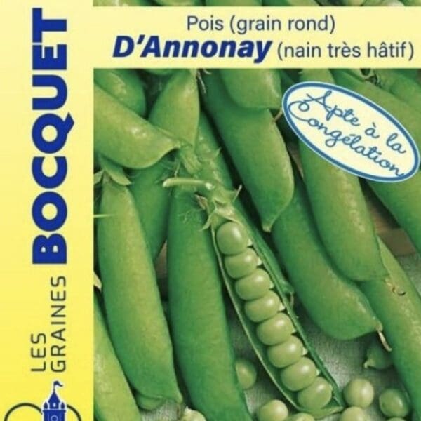 Sachet de graines de pois d’Annonay