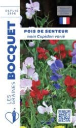 Sachet de graines de pois de senteur nain Cupidon varié