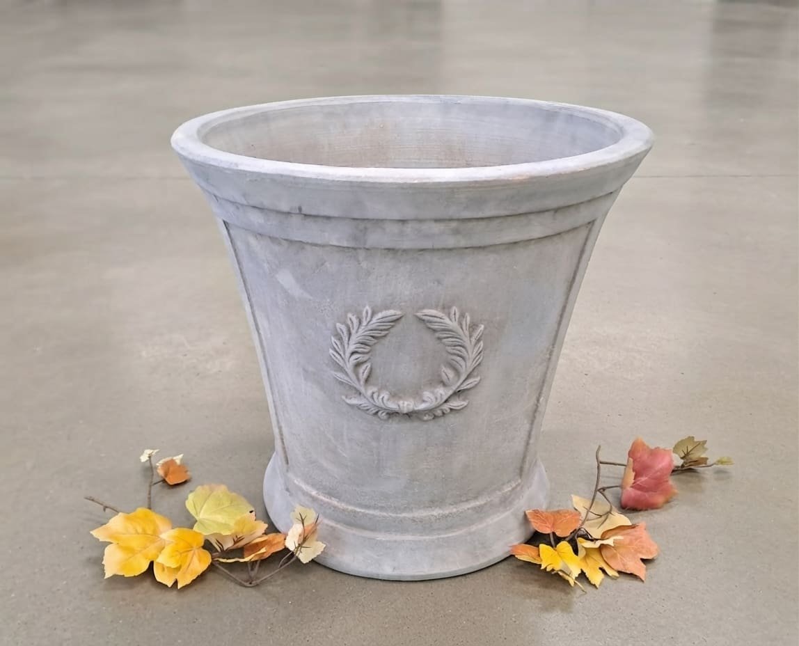 Pot en terre cuite 48 x 48 cm Pot en terre cuite 48 x 48 cm pour plantes et fleurs