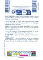 Sachet de graines de rose d’Inde double grande variée