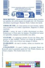 Sachet de graines de soucis des jardins Pacific varié
