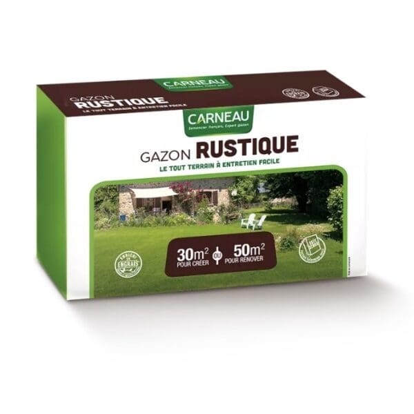 Gazon rustique en graines – pelouse résistante et facile d’entretien