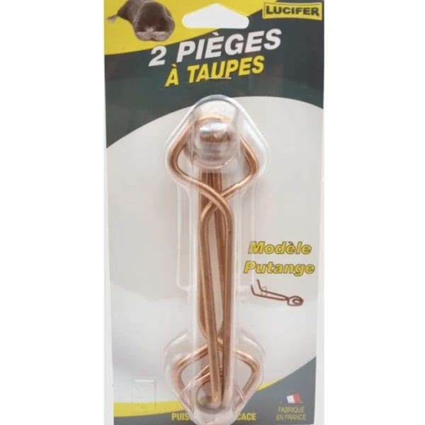 Piège à taupe pour lutter contre les taupes au jardin