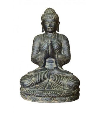 Statue de Bouddha assis en position de salutation
