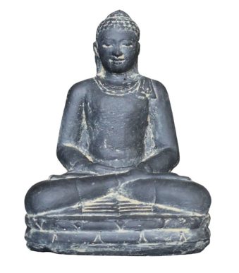 Statue de Bouddha assis en position de méditation