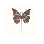 Papillon décoratif en métal rouillé pour jardin