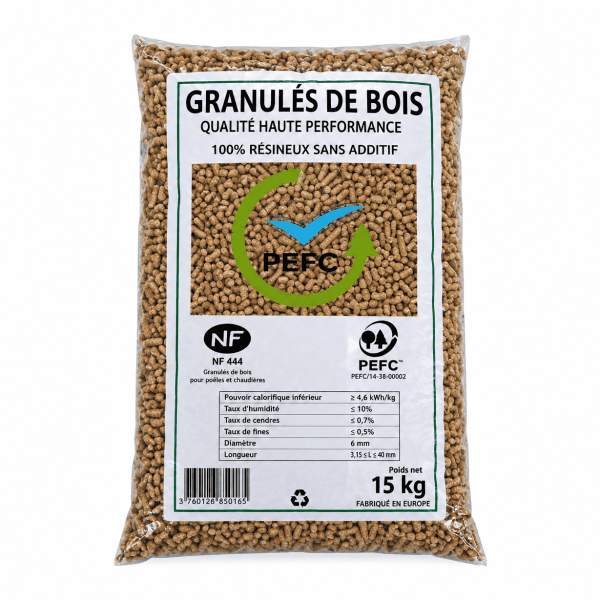 Sac de granulés de bois Awood 15 kg