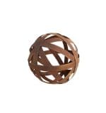 Sphère ajourée en métal pour décoration de jardin