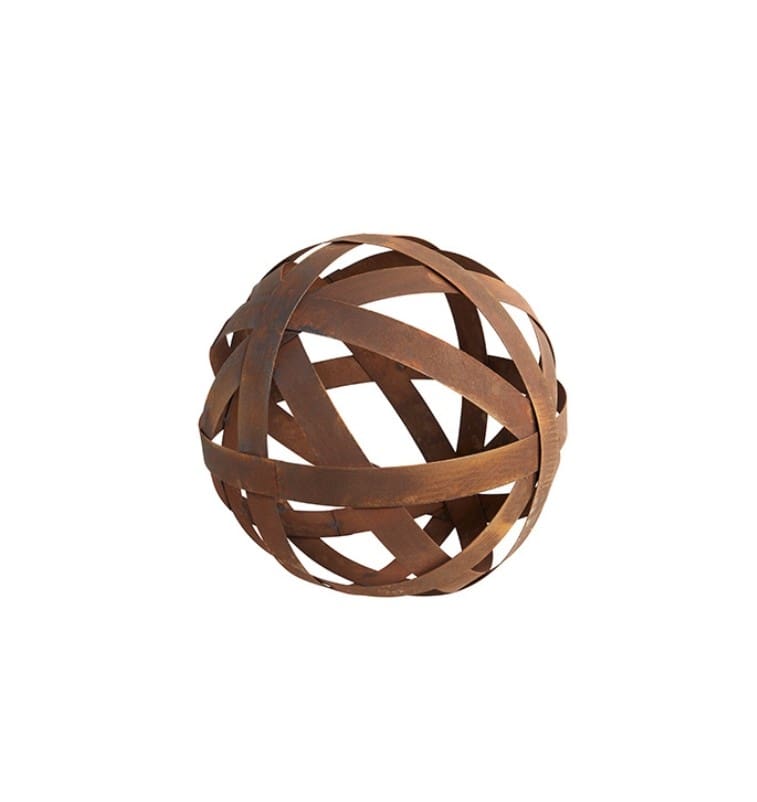 Sphère ajourée en métal Sphère ajourée en métal pour décoration de jardin