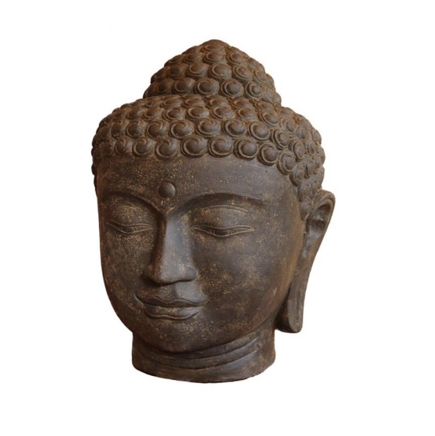 Tête de Bouddha décorative Tête de Bouddha décorative pour jardin